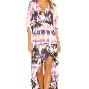 Young Fabulous Broke Thea dress Orchid Wash TieDye